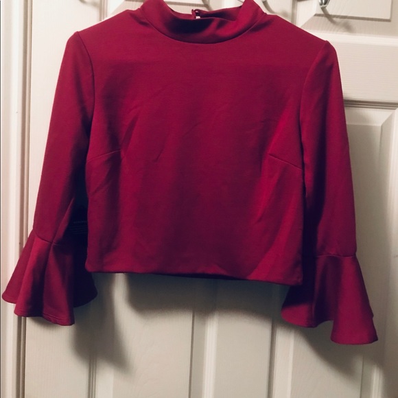 Nasty Gal Tops - Nasty Gal burgundy shirt Nasty Gal Tops - Nasty Gal burgundy shirt